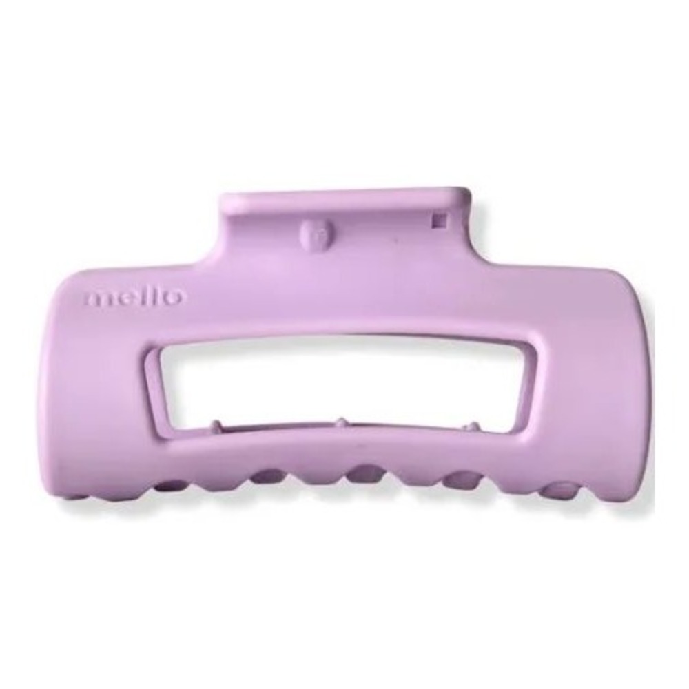 Mello Claw Clip Hair Accessory Ube Purple Matte Rectangular Large Hair Jaw Clip